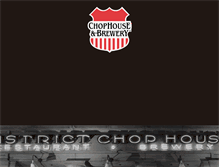 Tablet Screenshot of districtchophouse.com